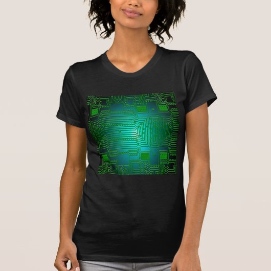 T-shirt circuits de conducteurs de cartes (Devant)