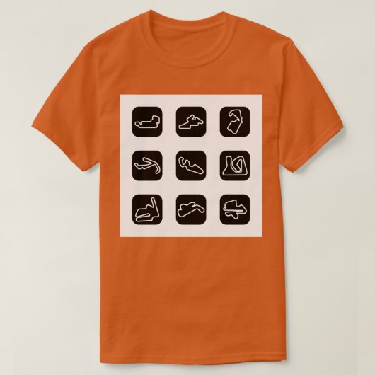 T-shirt Circuits MotoGP (Design devant)