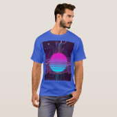 T-shirt Circuits of the Sun Vaporwave (Devant entier)