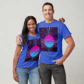 T-shirt Circuits of the Sun Vaporwave (Unisexe)