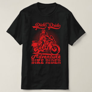 T-shirt Circuler avec fierté   Vecteur moto