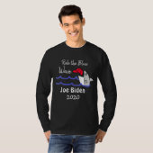 T-shirt Circuler dans la vague bleue Vote démocrate Joe Bi (Devant entier)