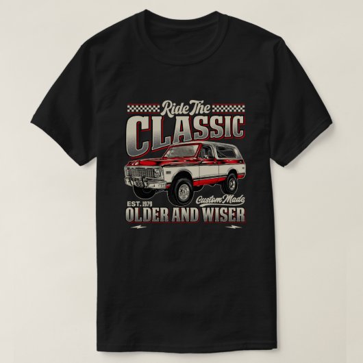 T-shirt Circuler La Classique Quatre Roues Conduite Camion (Design devant)