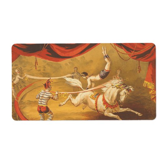 T-SHIRT Circus Act Etiket (Voorkant)