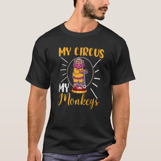 T-shirt Circus For Kids My Circus  My Monkeys (Devant)
