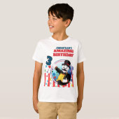 T-shirt Circus Polar Bear Ringmaster Birthday (Devant entier)