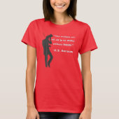 T-shirt Circus Ring Master P.T. Citation Barnum En Noir (Devant)