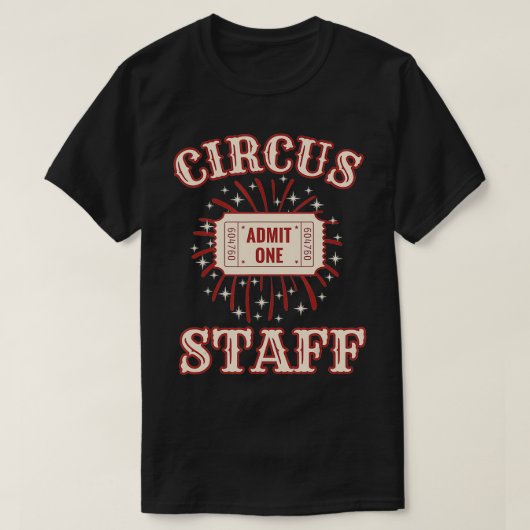 T-shirt Circus Staff  Circus   Circus Staff  (Design devant)