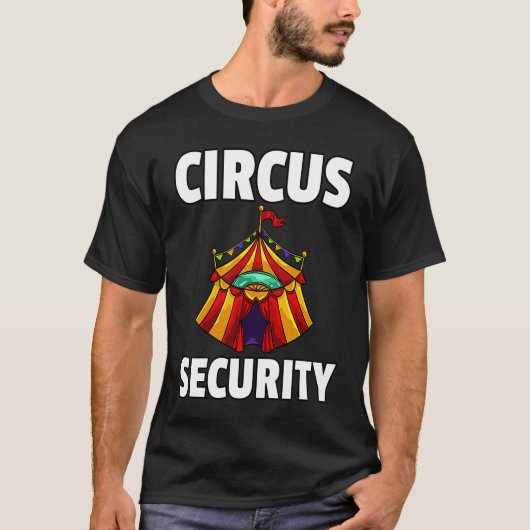 T-shirt Circus Staff Security Ringmaster Clown (Devant)