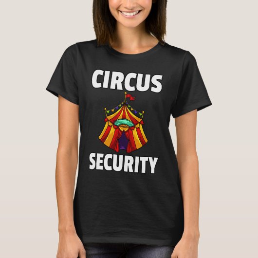 T-shirt Circus Staff Security Ringmaster Clown (Devant)