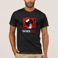 Cire sur la chemise du DJ de Tourne-disque