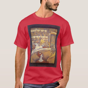 T-shirt Cirque par Georges Seurat, Art pointilliste vintag