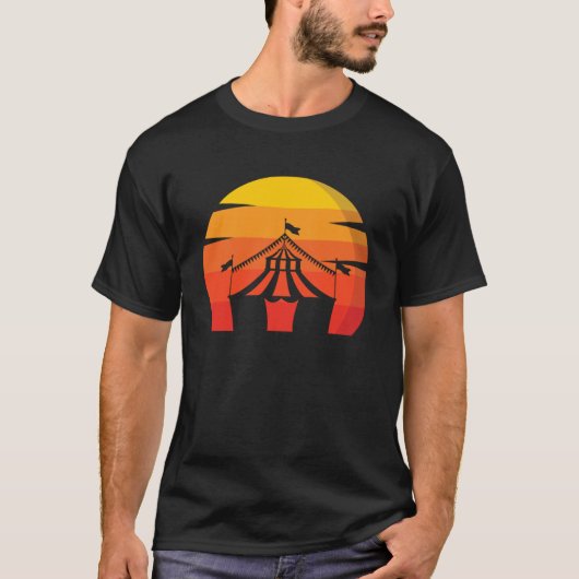 T-shirt Cirque vintage Retro Circus (Devant)