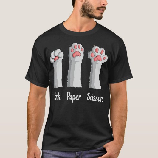 T-shirt Ciseaux à papier de roche S2 (19) (Devant)