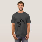 T-shirt Ciseaux de coiffeur - coiffeur (Devant entier)