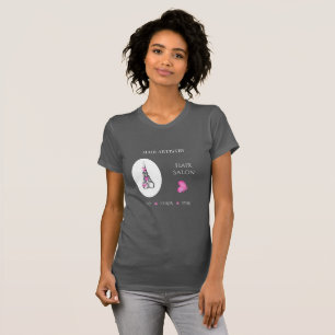 T-shirt Ciseaux de la marque de salon de coiffure de luxe