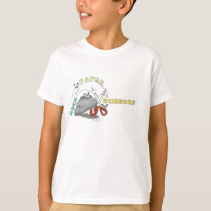 T-shirt ciseaux de papier de roche