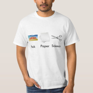 T-shirt Ciseaux de papier de roche