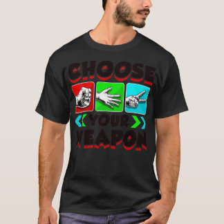 T-shirt Ciseaux de papier rocheux