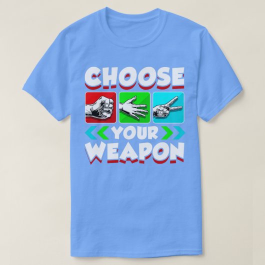 T-shirt Ciseaux de papier rocheux1 (Design devant)