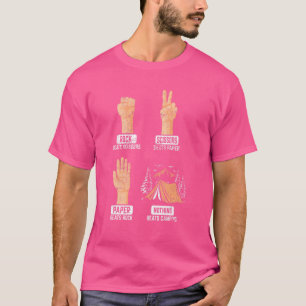 T-shirt Ciseaux de papier rocheux Rien de mieux que Campin