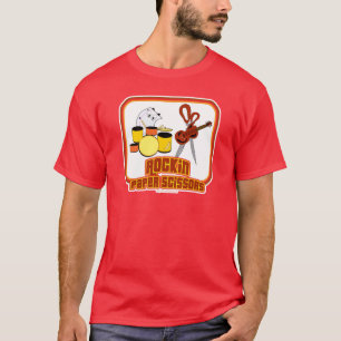 T-shirt Ciseaux de papier Rockin