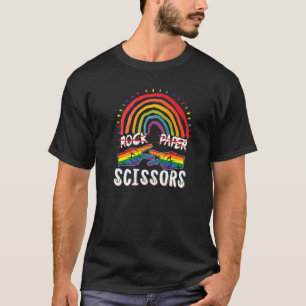 T-shirt Ciseaux Papier Rocher Lgbt Q Gay pride Fier Ally R
