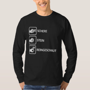 T-shirt Ciseaux Pierre Reinschauaut Doigt Cercle Main St