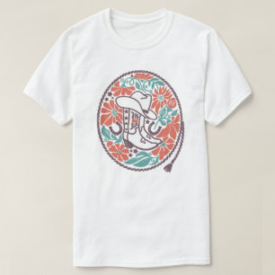 T-shirt CISV Austin Cowboy Casquette, Bottes et Taureau