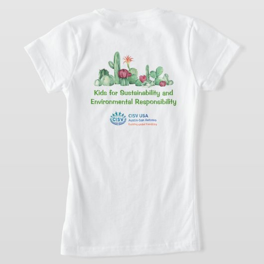 T-Shirt CISV Austin Environnement et développement durable (Couchage Retour)