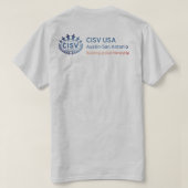T-shirt CISV Austin Howdy Cowboy Hommes (Design dos)