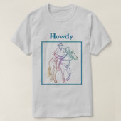 T-shirt CISV Austin Howdy Cowboy Hommes (Design devant)