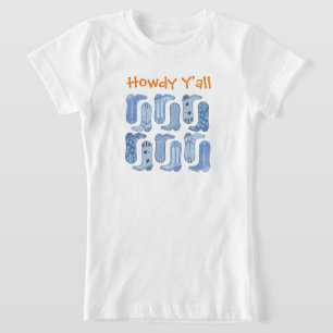 T-Shirt CISV Austin Howdy Fille Y'all