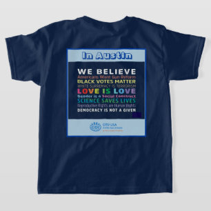 T-shirt CISV Austin pour Peace Boy