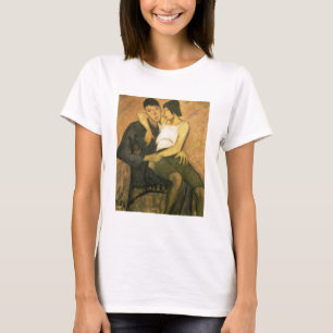 T-shirt Citadin Couple, 1920 (huile sur la toile)