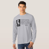 T-shirt Citation 1B de Charles Darwin (Devant entier)