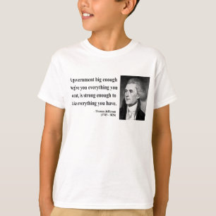 T-shirt Citation 1B de Thomas Jefferson