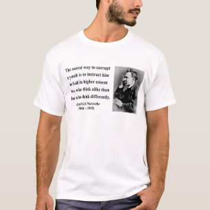 T-shirt Citation 2b de Nietzsche