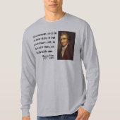 T-shirt Citation 2b de Thomas Paine (Devant)