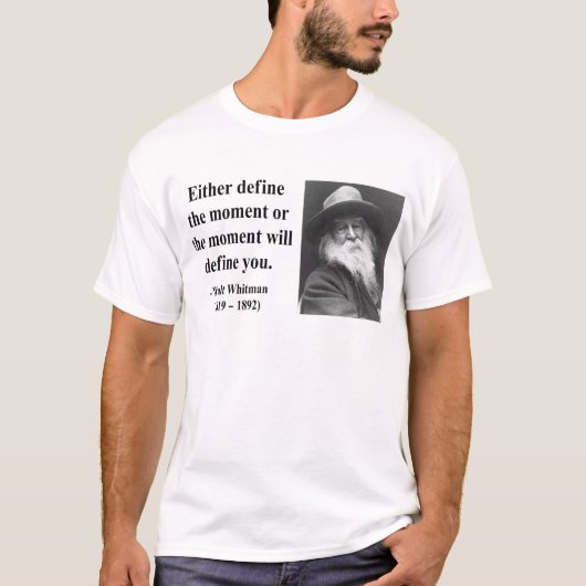 T-shirt Citation 2b de Whitman (Devant)
