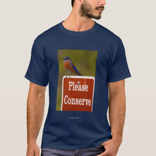 T-shirt Citation 3 de Seattle d'oiseau bleu et de chef