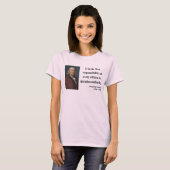T-shirt Citation 3b de Ben Franklin (Devant entier)