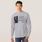 T-shirt Citation 3b de Ben Franklin (Devant entier)