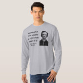 T-shirt Citation 6b d'Edgar Allen Poe (Devant entier)