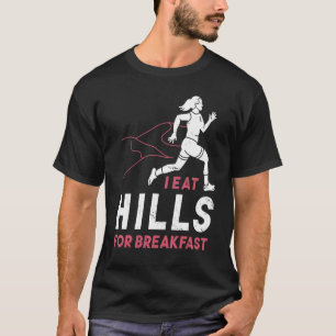 T-shirt Citation À Courir D'Un Pays À L'Autre Je Mange Des