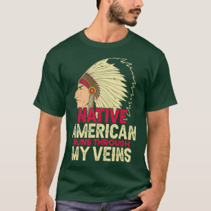 T-shirt Citation amérindienne d'Amérique