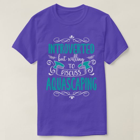 T-shirt Citation amusante d'Aquascaping d'ampli initié (Design devant)