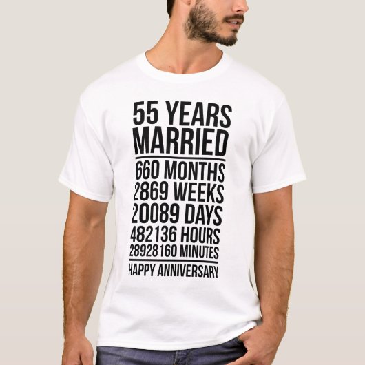 T-shirt Citation amusante de l'anniversaire des Mariages : (Devant)
