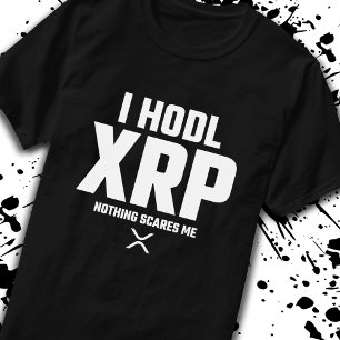 T-shirt Citation amusante XRP Crypto CryptoCurrency Hodl X