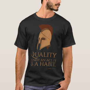T-shirt Citation Aristote Motivationnelle - Philo Grec Anc